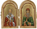 Складень: Святитель Николай и Свт. Вадим Персидский