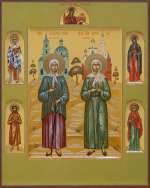 Святые блаженные Ксения Петербуржская и Матрона Московская