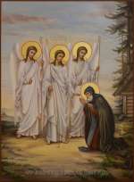 Явление Святой Троицы святому преподобному Александру Свирскому