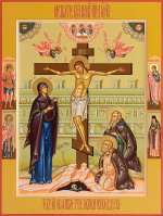 Распятие Господа нашего Иисуса Христа с избранными святыми