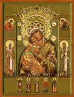Икона Пресвятой Богородицы «Владимирская-Волоколамская»