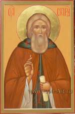Икона «святой прп. Сергий Радонежский» из местного ряда