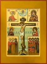 Распятие Господа нашего Иисуса Христа с предстоящими