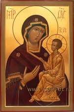 Икона Пресвятой Богородицы «Тихвинская» из местного ряда