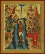 Икона Богоявление Господне. Церковь Успения Пресвятой Богородицы в селе Петрово-Дальнее (Московская обл.)