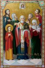 Икона с избранными святыми