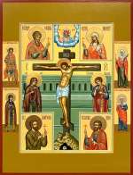 Семейная икона с Распятием