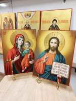 Венчальные Иконы Пресвятая Богородицы Иверская и Господь Вседержитель