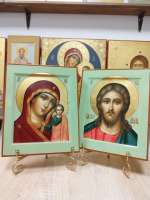 Венчальные иконы Пресвятая Богородица Казанская и Спаситель