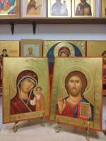 Венчальные иконы Пресвятая Богородица Казанская и Господь Вседержитель