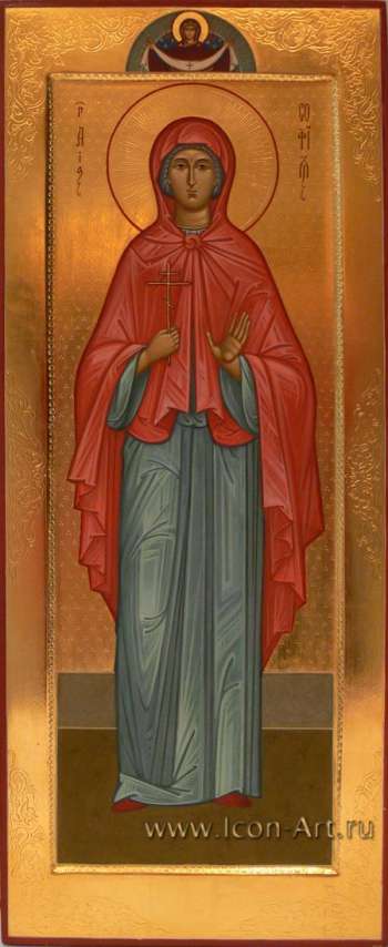 Мерная икона. Святая мц. София