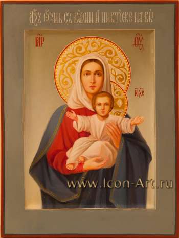 Икона Божией Матери «Леушинская» — «Азъ есмь с вами и никтоже на вы»