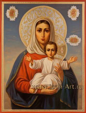 Икона Пресвятой Богородицы «Леушинская», «Азъ есмь с вами и никтоже на вы»