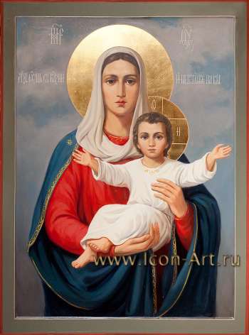 Икона Пресвятой Богородицы «Леушинская», «Азъ есмь с вами и никтоже на вы»