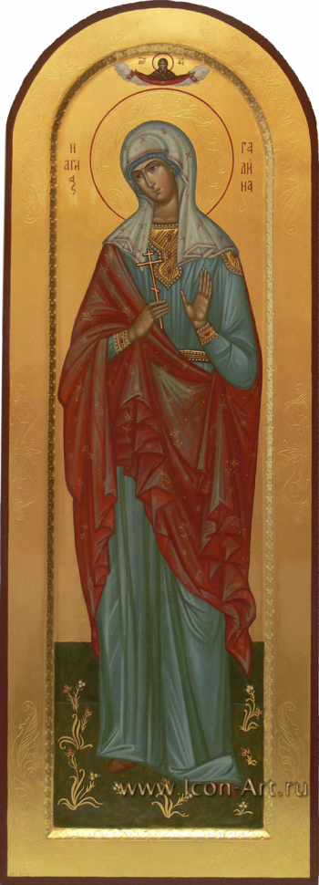 Мерная икона. Святая мц. Галина Коринфская.