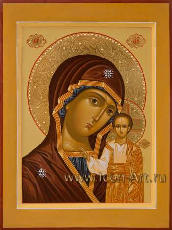 Иисус Христос Господь Вседержитель и Икона Пресвятой Богородицы «Казанская» (венчальные иконы)