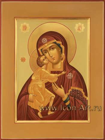 Иисус Христос Господь Вседержитель и Икона Пресвятой Богородицы «Феодоровская» (венчальные иконы)