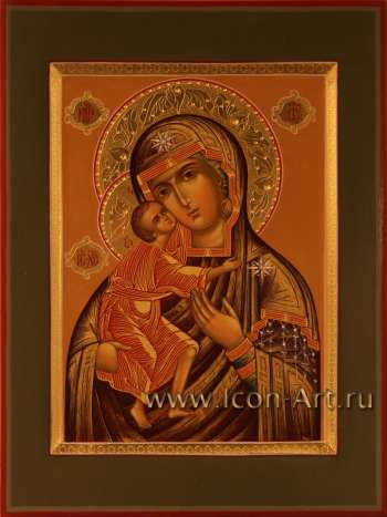 Иисус Христос Господь Вседержитель и Икона Пресвятой Богородицы «Феодоровская»