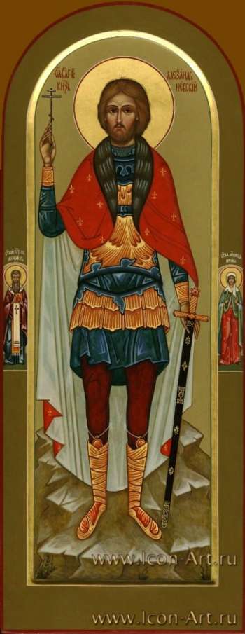 Мерная икона. Святой великий князь Александр Невский