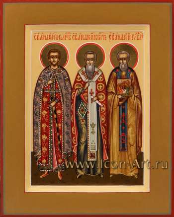 Святые кн. Андрей Боголюбский, прп. Андрей Критский и прп. Андрей Рублев