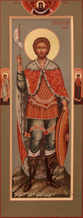 Святой благоверный князь Александр Невский, на полях Покров Пресвятой Богородицы, Ангел Хранитель и вмч. Пантелеимон