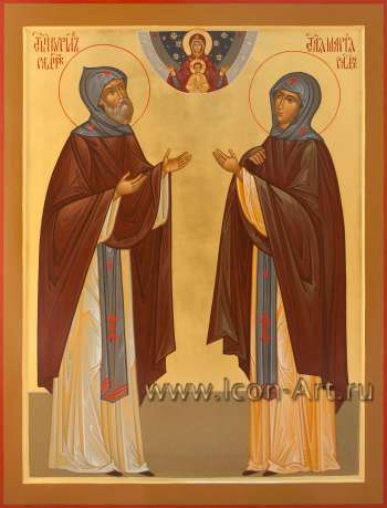 Святые преподобные Кирилл и Мария Радонежские