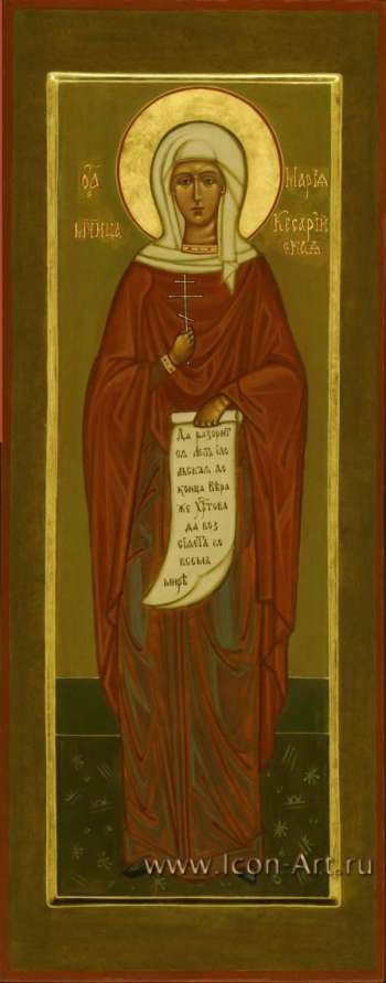 Мерная икона. Святая мч. Мария Кесарийская (Палестинская)