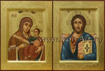 Иисус Христос Господь Вседержитель и Пресвятая Богородица «Вифлиемская»