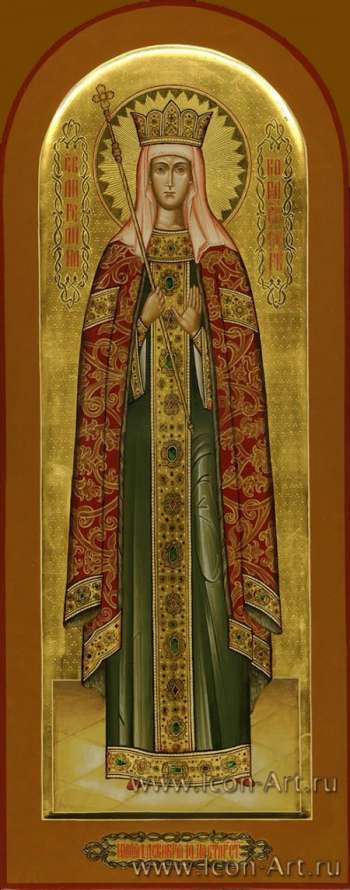 Святая  прп. Ангелина королева Сербская