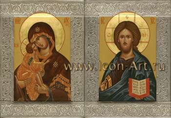 Венчальная пара с иконой Божией Матери «Донская»