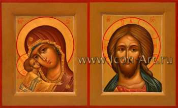 Венчальная пара с иконой Божией Матери «Игоревская»