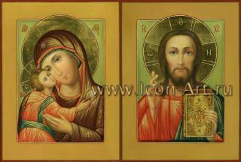 Венчальная пара с иконой Божией Матери «Игоревская»