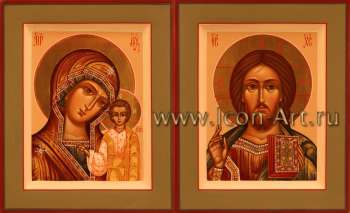 Венчальная пара с иконой Божией Матери «Казанская»