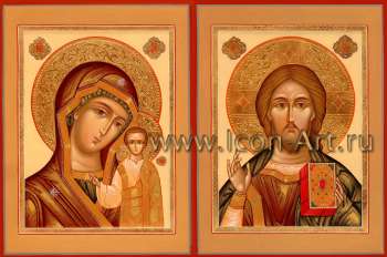 Венчальная пара с иконой Божией Матери «Казанская»