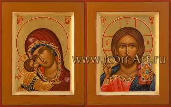 Венчальная пара с иконой Божией Матери «Игоревская»