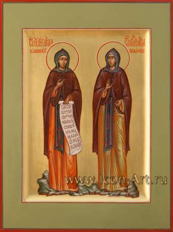 Святые преподобные Анна Кашинская и Анна Вифинская