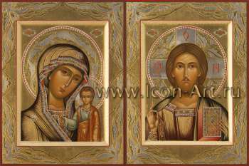 Венчальная пара с иконой Божией Матери «Казанская»