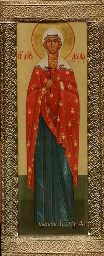 Мерная икона. Святая мч. Дария Римская