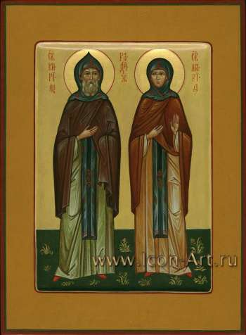 Святые преподобные Кирилл и Мария Радонежские