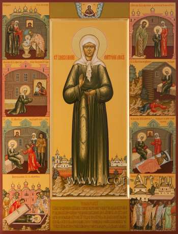 Святая блаженная Матрона Московская с житием