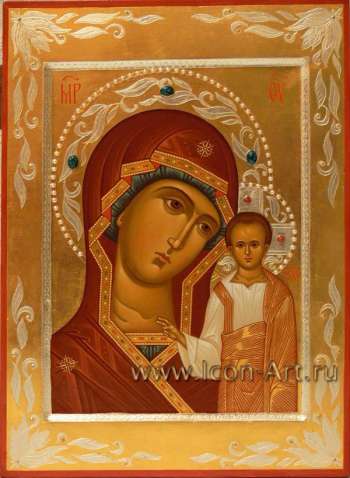 Венчальная икона. Казанская икона Пресвятой Богородицы