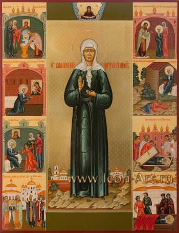 Святая блаженная Матрона Московская с житием