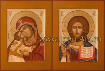 Венчальная пара с иконой Богородицы «Игоревская»