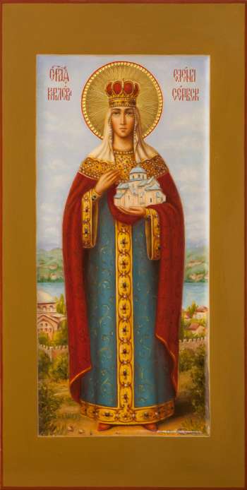 Святая царица Елена Сербская