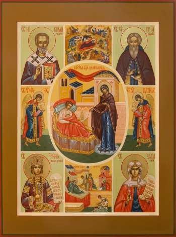 Семеная икона с Пресвятой Богородицей «Целительница»