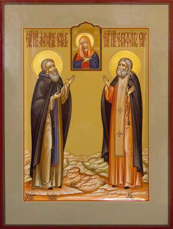 Святе преподобне Александр Свирский и Серафим Саровский