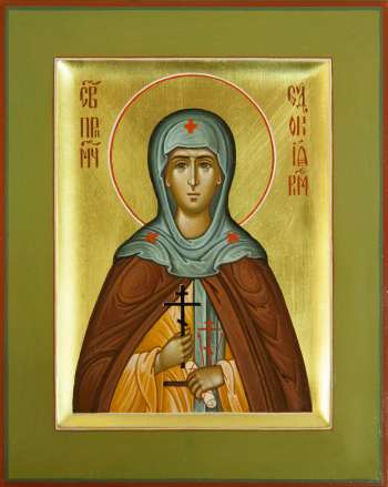 Святая преподобная Евдокия Римская