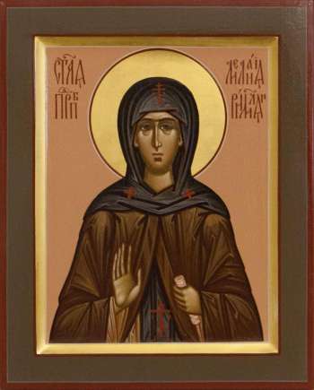 Святая преподобная Мелания Римляныня 