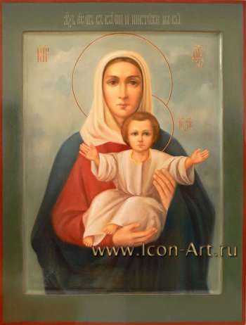 Икона Божией Матери «Леушинская» — «Азъ есмь с вами и никтоже на вы»