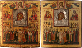 «Казанская» с избранными святыми